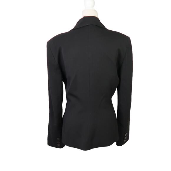 Vertigo Paris Pour La Ville black button front blazer jacket M - Picture 4 of 7